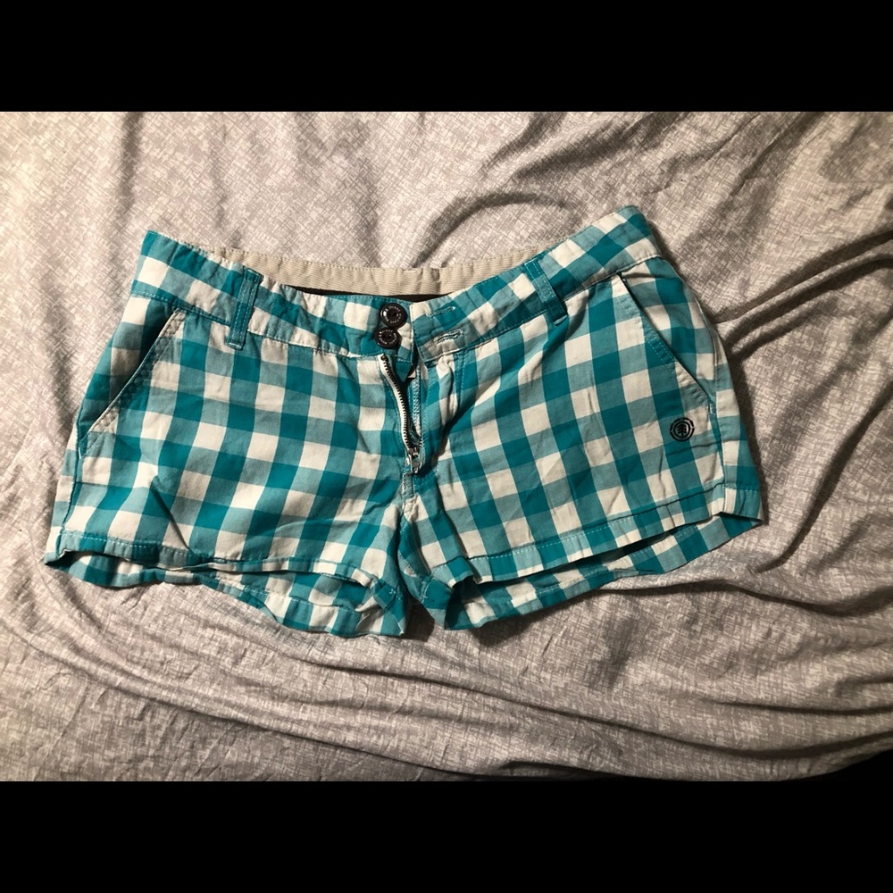 Women’s teal shorts
